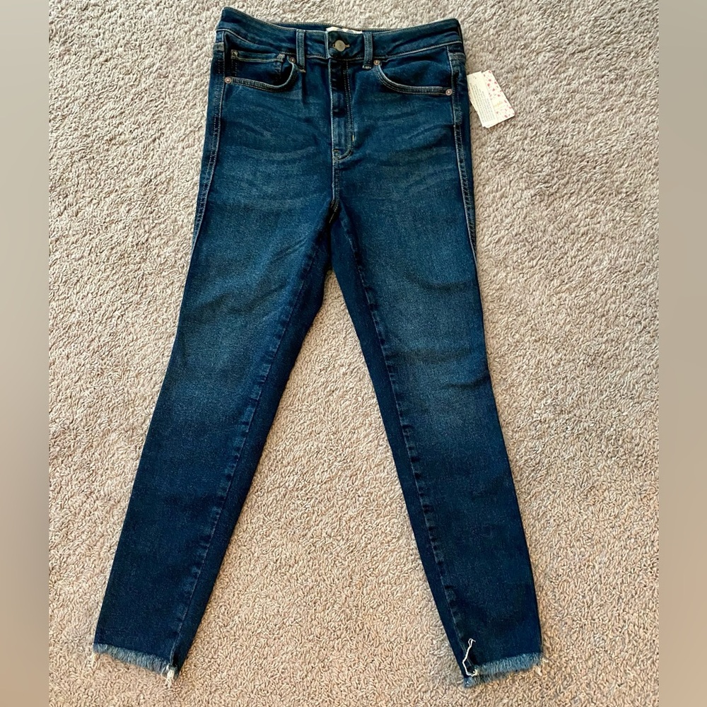 Free People Raw High-Rise Jegging